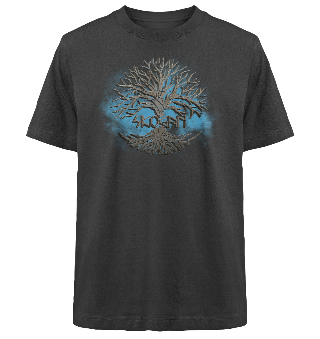 Skogan Logo Fog - Heavy Oversized Organic Shirt