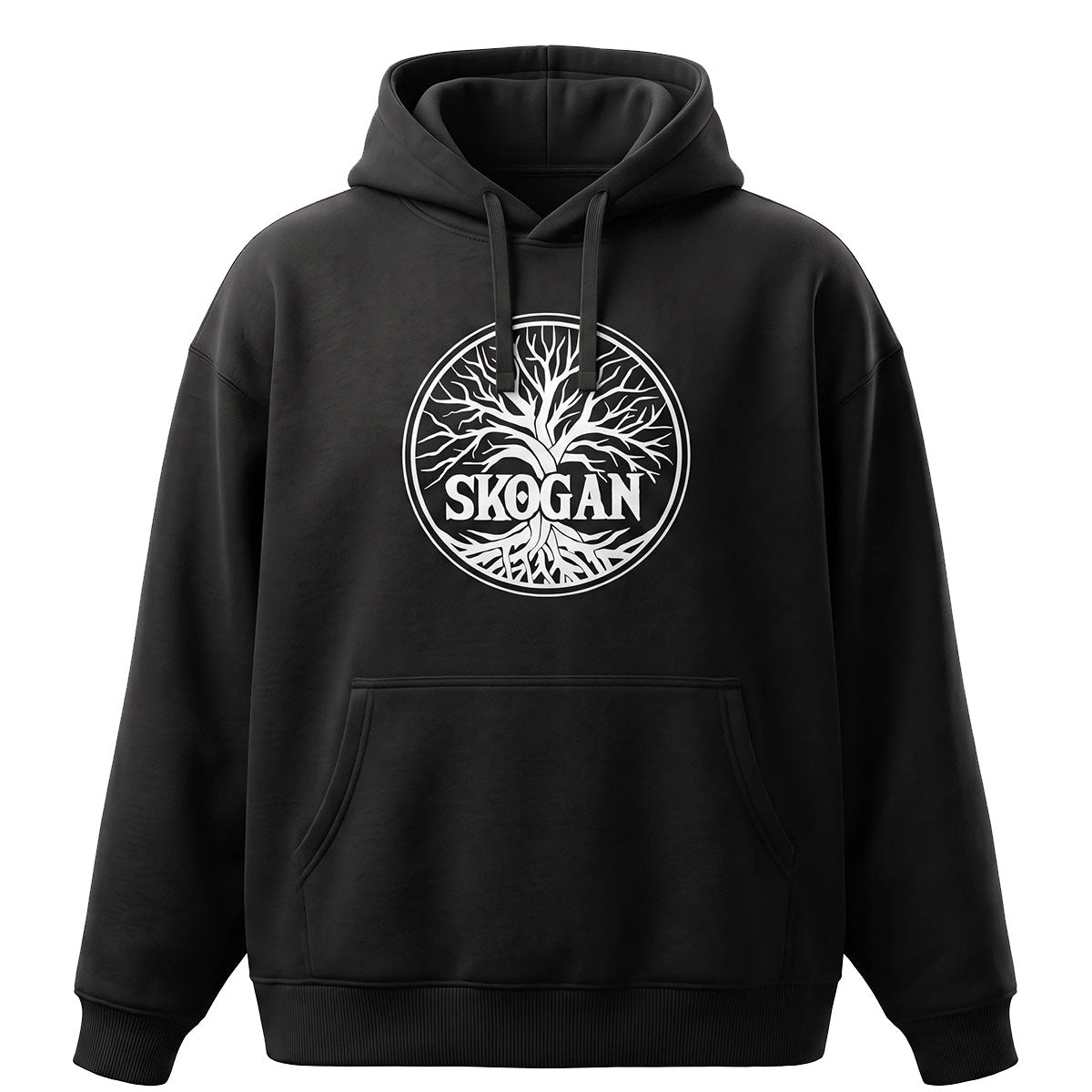 Skogan Logo Tree - Organic Oversize Hoodie