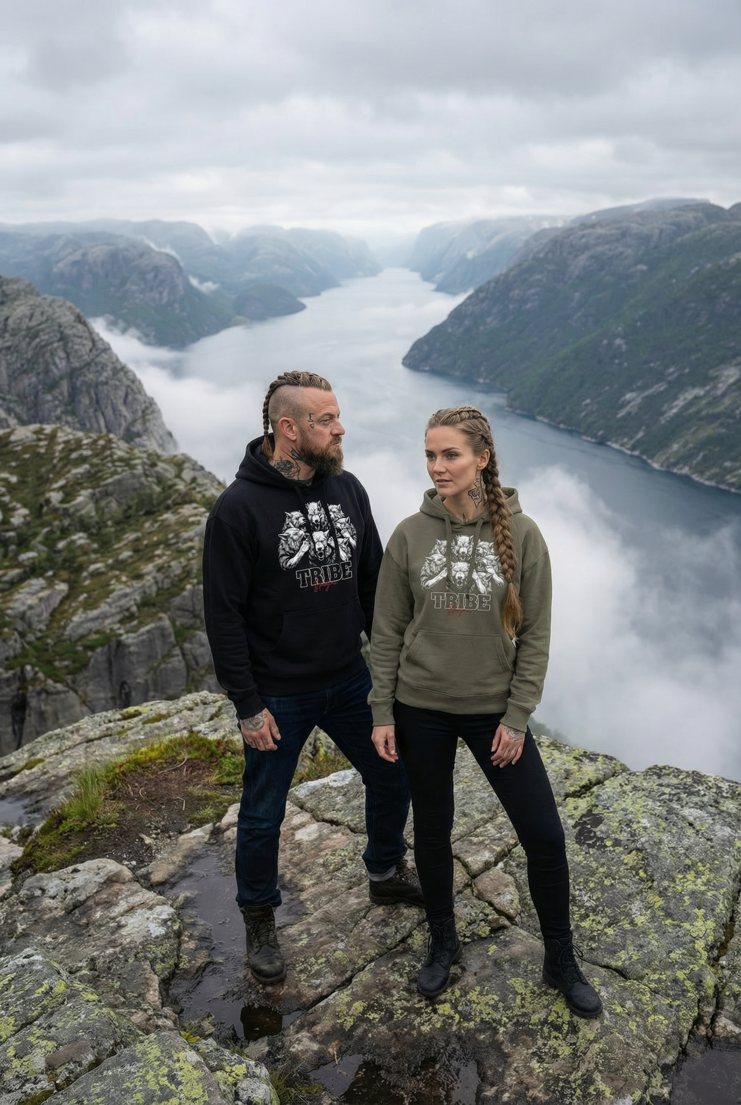 Skogan Tribe  - Organic Oversize Hoodie